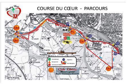Carte parcours de la course 2019